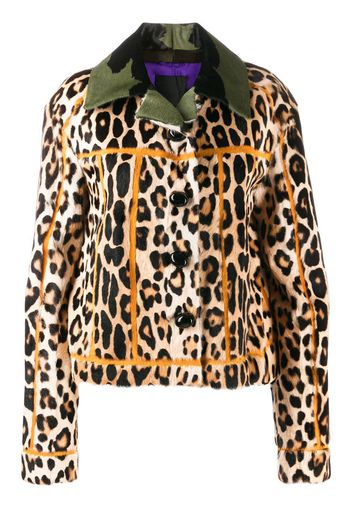 Liska leopard print jacket - Neutrals