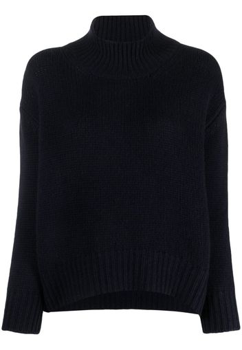 Liska ribbed-knit cashmere jumper - Blue