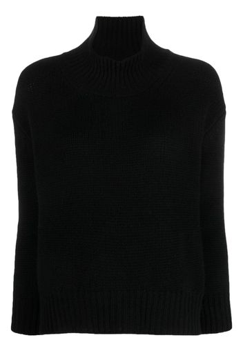 Liska ribbed-knit cashmere jumper - Black