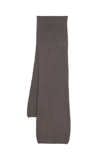 Liska chunky-knit cashmere scarf - Grey