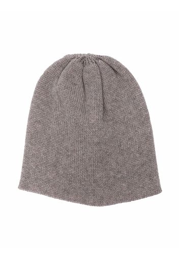 Little Bear ribbed-knit beanie - Brown