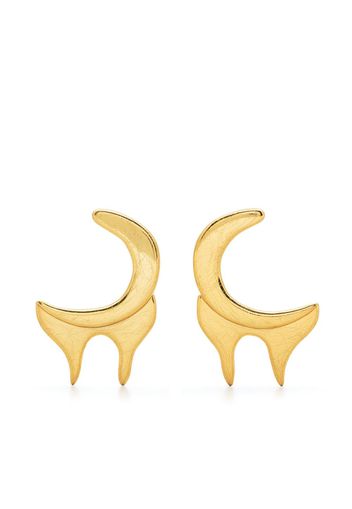 LIYA Melt detail earrings - Gold