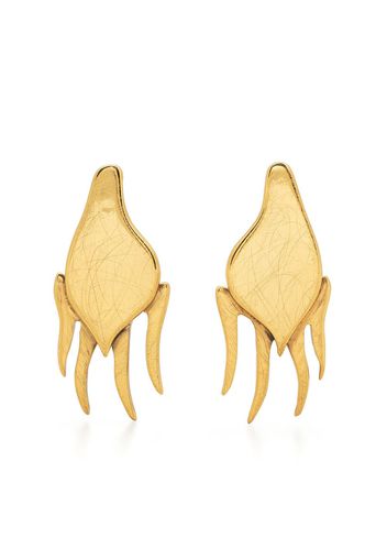 LIYA Fire Flames earrings - Gold