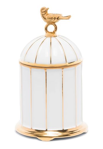 birdcage porcelain candle