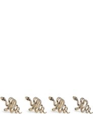 L'Objet Snake napkin jewels - Gold