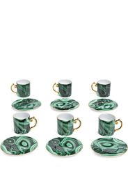 Malachite Espresso cups