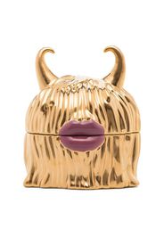 X Haas Brothers 24K yellow gold Lynda box and plate set