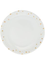 white and 24K gold haas mojave bread and butter plate