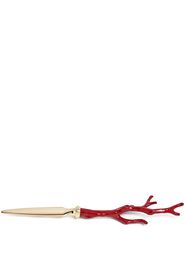 L'Objet Coral magnifying glass & letter opener set - Red
