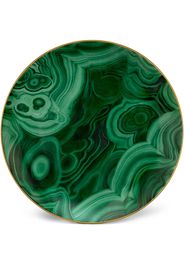 L'Objet Malachite charger plate (31cm) - Green