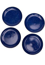 L'Objet set of 4 Lapis dessert plates - Blue