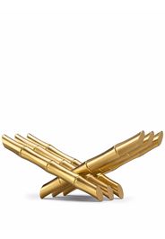 L'Objet 24kt gold Bamboo bookrest
