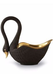 L'Objet Swan porcelain bowl - Black