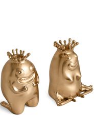L'Objet X Haas Brothers King and Queen set-of-two candlesticks - Gold