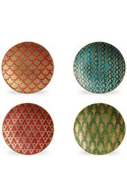 L'Objet Fortuny canape plates (set of 4) - Red