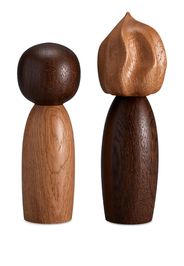 L'Objet Picanto wood salt and pepper mill - Brown