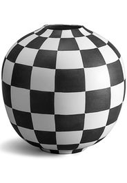 L'Objet Damier large vase - White