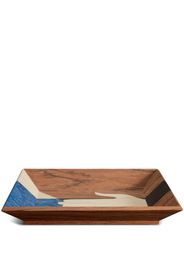 L'Objet Edgar wood tray - Brown