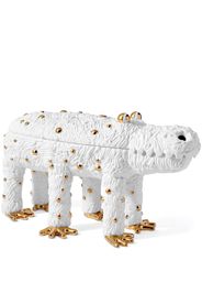 L'Objet x Haas Brothers Pedro The Croc box - White