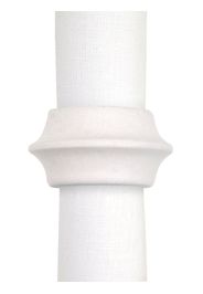 L'Objet Terra porcelain napkin rings (set of four) - White