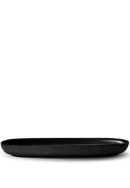 L'Objet medium Terra porcelain platter (5cm x 41cm) - Black