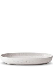 L'Objet small Terra porcelain platter (3cm x 23cm) - White