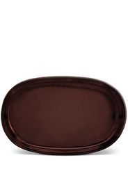 L'Objet small Terra porcelain platter (3cm x 23cm) - Red