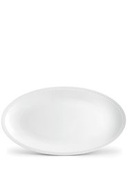L'Objet large Neptune porcelain oval platter - White