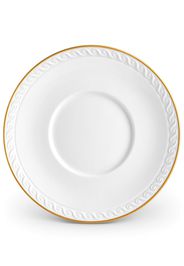 L'Objet Neptune porcelain saucer plate - White