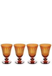 L'Objet Prism wine glasses (set of four) - Orange