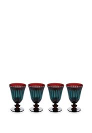 L'Objet Prism wine glasses (set of four) - Red