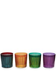 L'Objet Prism old fashioned glasses (set of four) - Purple