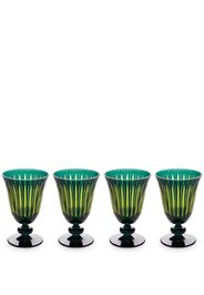L'Objet Prism wine glasses (set of four) - Green