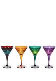 L'Objet Prism martini glasses (set of four) - Purple