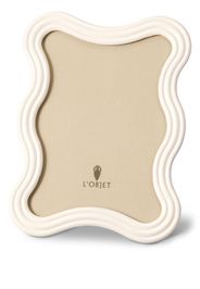 L'Objet Ripple enamel frame (13cm x 18cm) - Neutrals