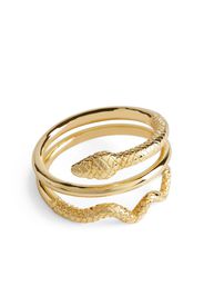 L'Objet snake napkin jewels (set of four) - Gold