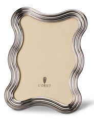 L'Objet Ripple Platinum picture frame - Silver
