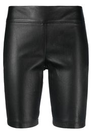 LOEWE leather shorts - Black
