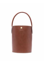 Longchamp Le Pliage Cuir de Russie bucket bag - Brown