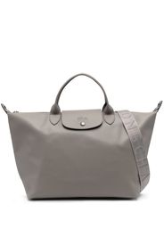 Longchamp Le Pliage logo-strap bag - Grey