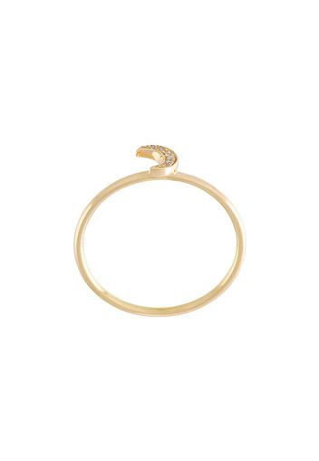 Loquet 'Moon' ring - Metallic