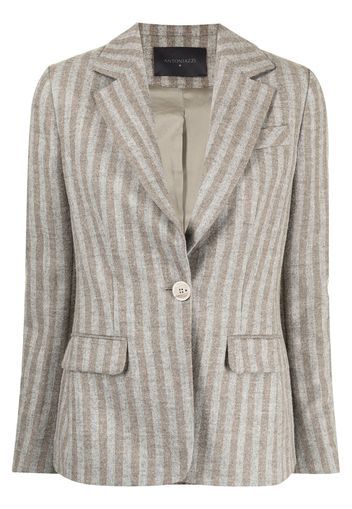 Lorena Antoniazzi alpaca-blend striped blazer - Grey