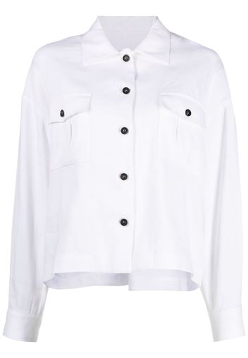 Lorena Antoniazzi two-pocket button-up shirt - White