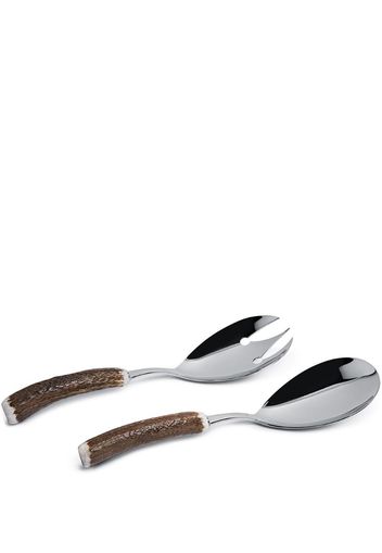 stag antler salad set