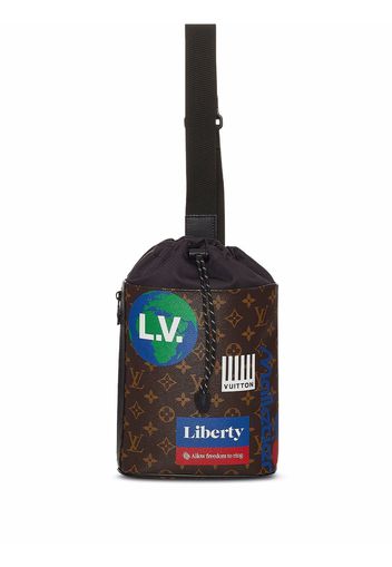 Louis Vuitton pre-owned monogram Chalk sling bag - Brown