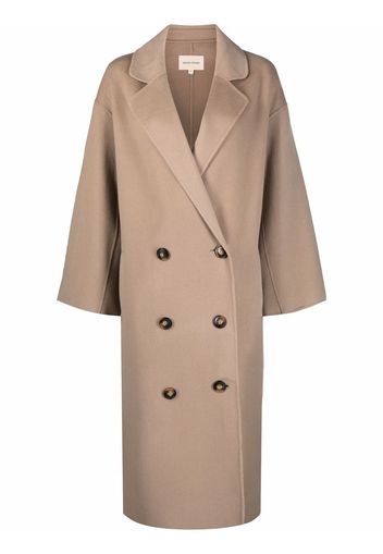 Loulou Studio double breasted coat - Neutrals