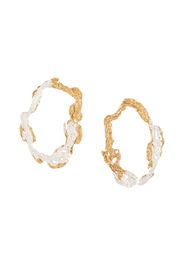 Dzovag hammered hoop earrings