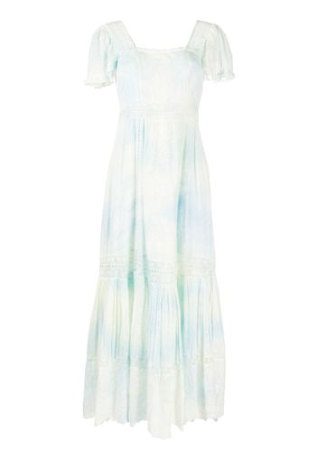 LoveShackFancy Norma embroidered maxi dress - Green