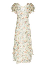 LSF CLEMENCE V/N S/S PUFF SLV MAXI DRSS