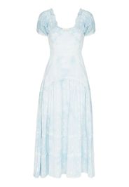 LSF JEANETTE V/N C/C PUFF SLV MAXI DRSS